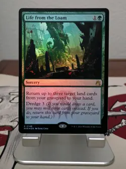 Life from the Loam Ravnica Remastered Foil #148 MTG Near Mint Rare - Image 1