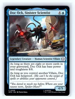 Doc Ock, Sinister Scientist #29 Regular Common MTG 2025 Marvel's Spider-Man - Image 1