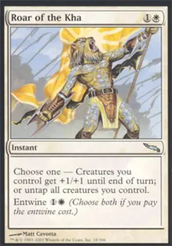 Roar of the Kha - Light Play MTG Mirrodin - Image 1