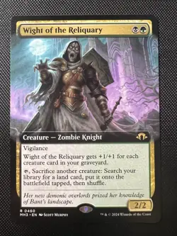 MTG Wight of the Reliquary Extended Art Regular 460 MH3 Modern Horizons 3 NM - Image 1
