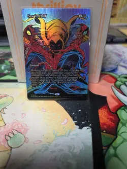 Saw in Half 0021 Borderless MTG Spider-Man Foil NM/M - Image 1