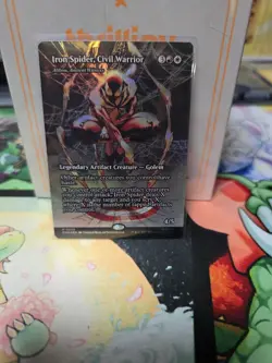 MTG Iron Spider, Civil Warrior (Borderless, FOIL) - Alibou, Ancient Witness 0039 - Image 1