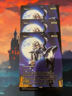 MTG Spider Man Nine Lives Borderless x 3 - Image 1