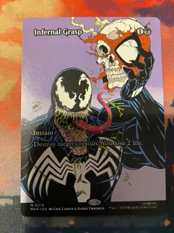 MTG Spider Man Infernal Grasp Borderless - Image 1
