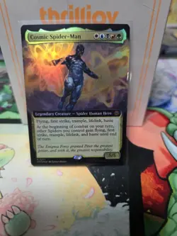 MTG - Cosmic Spider-Man - FOIL Extended Art Mythic #271 - Spider-Man NM - Image 1