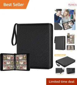 Card Binder PU Leather 9 Pocket 720 Capacity Waterproof for MTG TCG Sports - Image 1