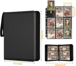 Card Binder PU Leather 9 Pocket 720 Capacity Waterproof for MTG TCG Sports - Image 5