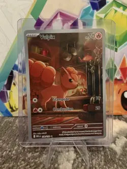 🔥Pokemon Mega Evolution Vulpix IR 138/132 NM Pack Fresh English 🔥🔥 - Image 1