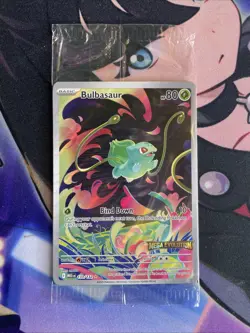Pokemon Sealed Bulbasaur 133/132 Pokemon TCG Mega Evolution Stamped Promo Sealed - Image 1