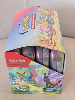 DISPLAY NON SCELLEE Pokemon 8 MINI TINS EVOLUTIONS PRISMATIQUES EV 8.5 FR - Image 5