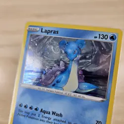 SWIRL CENTER WHOLE NM Lapras SWSH051 Holo 2020 Pokemon TCG Black Star Promo - Image 1
