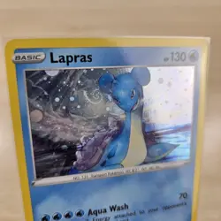 SWIRL CENTER WHOLE NM Lapras SWSH051 Holo 2020 Pokemon TCG Black Star Promo - Image 2