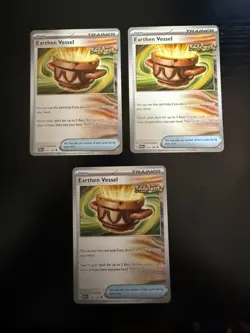 3x Earthen Vessel 163/182 Paradox Rift Pokemon TCG - Image 1