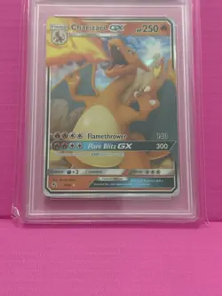 2019 Pokemon Sun & Moon Hidden Fates 9/68 Charizard GX PSA 9 - MINT! - Image 3