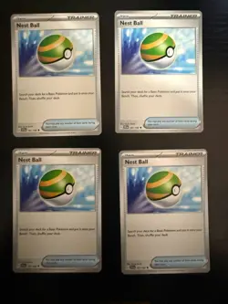 4x Nest Ball 181/198 x4 - Scarlet & Violet - Pokemon TCG - Playset - Image 1
