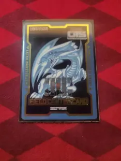 Yugioh Blue-Eyes White Dragon OTS Field Center Card Official Promo - Image 1