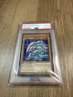 2024 KC01 Blue-Eyes White Dragon Secret Rare Yu-Gi-Oh! Card PSA 10 - Image 2