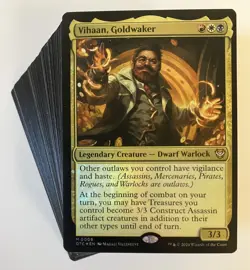 MTG Magic The Gathering Vihaan, Goldwaker 🤠 Budget 100 Card Commander Deck - Image 1