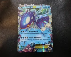 Kyogre EX 54/160 Holo Ultra Rare Primal Clash Pokemon Card MP - Image 1
