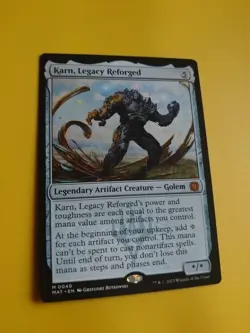 Karn, Legacy Reforged. MYtic MAT golem MTG Card. #M0049 - Image 3