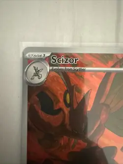 Pokemon Card TCG - Scizor 205/197 Illustration Rare Obsidian Flames Near Mint - Image 2