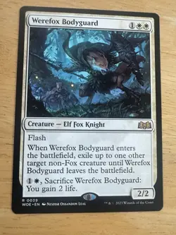 Werefox Bodyguard ~ Wilds of Eldraine [ NM ] [ Magic MTG ] - Image 1