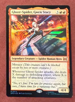 2025 Magic MTG Marvel's Spider-Man Ghost-Spider, Gwen Stacy Foil M0014 SPM - Image 1