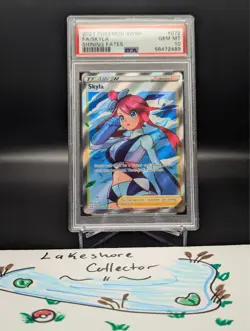 2021 Pokemon SWSH Shining Fates Skyla FA #072 Full Art Trainer PSA 10 GEM MINT - Image 1