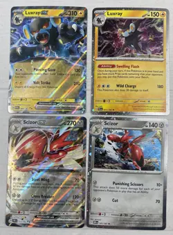 Meddling Sparks Promo Pack Luxray EX Scizor EX Pokemon Cosmos Holo Sealed - Image 3