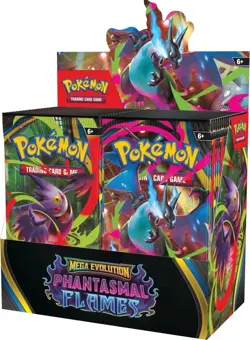 Pokemon Mega Evolution-Phantasmal Flames Booster Display Box (36 Packs) PRESALE - Image 1