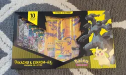Pokemon TCG Pikachu & Zekrom - GX Tag Team Premium Collection Box Evolving Skies - Image 1