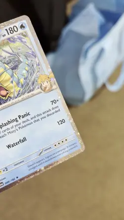 Misty’s Gyarados 049/182 SWIRL PreRelease Stamp Destined Rivals Pokemon TCG - Image 2