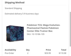 PRESALE Pokemon TCG Phantasmal Flames Pokemon Center ETB - Image 2