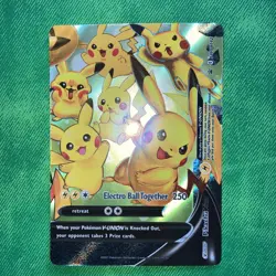 Pikachu V-Union Special Celebrations Ultra Rare Promo Swsh 142 Pokemon - Image 1