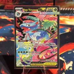Mega Venusaur EX SIR 177/132 Mega Evolution English pokemon TCG Near Mint Card - Image 1