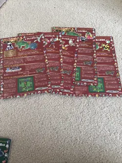 17 PEELED Japanese Pokemon Vending Series 1,2 & 3 Peeled Sheets No Cards - Image 3