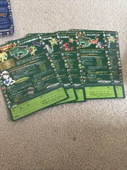 17 PEELED Japanese Pokemon Vending Series 1,2 & 3 Peeled Sheets No Cards - Image 4