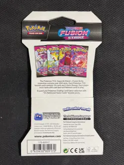 Pokemon Cards Fusion Strike Sealed Blister Booster Pack Swsh Ultra Rare - Image 2
