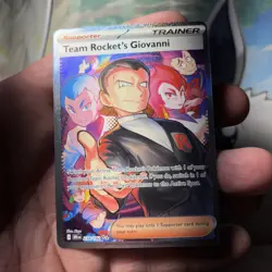 Pokemon TCG Trainer Card Destined Rivals Team Rocket's Giovanni 238/182 - Image 3