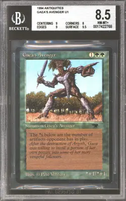 Magic MTG Antiquities Gaea's Avenger BGS 8.5 (9, 8, 9, 9.5) NEAR MINT NM - Image 1