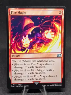 MTG Fire Magic 0136 Final Fantasy Uncommon NM - Image 1