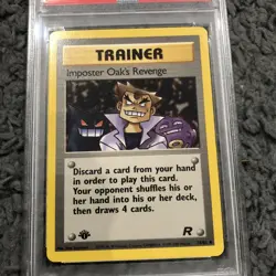 2000 POKEMON ROCKET IMP OAK'S REVENGE 1ST EDITION #76 PSA 9 MINT - Image 2