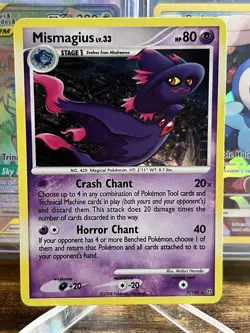 Mismagius 7/100 Holo Rare Pokemon TCG Diamond & Pearl Stormfront 2008 LP/NM - Image 1