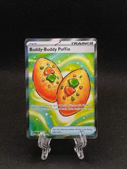 Pokemon TCG Mega Evolution Buddy-Buddy Poffin 167/132 NM - Image 1