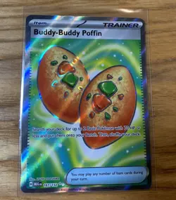Pokemon TCG Mega Evolution Buddy-Buddy Poffin 167/132 English NM 2 - Image 1