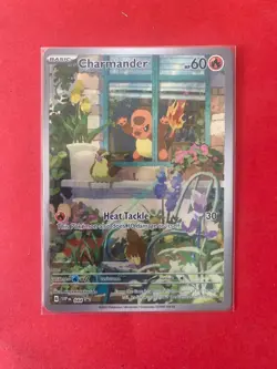 CHARMANDER PROMO ENG INGLESE SVP 044 BLACK STAR OBF CARTA POKEMON MINT , - Image 1