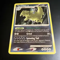 Tyranitar 30/100 Pokemon D&P Stormfront Theme Deck Exclusive Cosmos Holo MP (F1) - Image 1