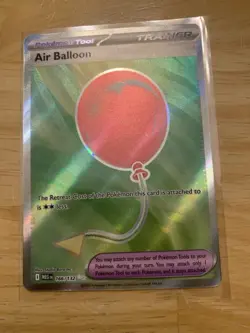 Pokemon Air Balloon 166/132 Ultra Rare Holo Mega Evolution - Image 1
