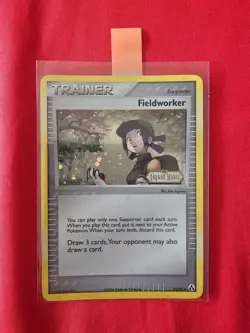 FIELDWORKER 73/92 HOLO STAMPED LEGEND MAKER TRAINER CARTA POKEMON ENG INGLESE - Image 1