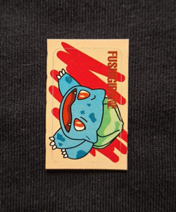 Bulbasaur Sticker Rare Seal Pokemon Nintendo Japanese Vintage 1998 Bandai - Image 1